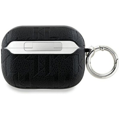 Karl Lagerfeld Choupette and Karl Heads Silicone Case Black (Apple AirPods Pro 2)